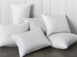 pillows and comforters
